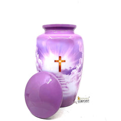 Purple Divine Cross Cremation Urns for Ashes Adult Male -  Urns for Ashes Adult Female - Urn - Urns - Cremation Urn  from Keepsake Company