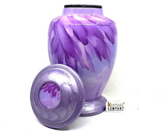 Purple Angel Wings Cremation Urns for Adult Ashes - Urns for Human Ash - Urn for Ashes Male - Urn - Decorative Urns - Burial Urn - Urns