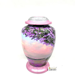 Pink Cremation Urns for Adult Ashes - Urns for Human Ash - Urn for Ashes Male - Urn - Decorative Urns - Burial Urn - Urns - Beautiful scene