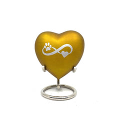 Yellow Pet Urn - Pet Urns - Pet Urns for Dogs Ashes - Dog Urn - Dog Urns for Ashes  - Urns for Dogs - Urn for Dog Ashes - Cat Urn for Ashes