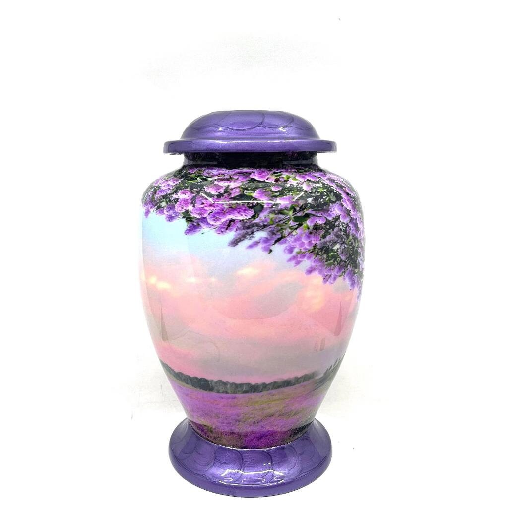 Purple Cremation Urns for Adult Ashes - Urns for Human Ashes - Urns for Ashes Adult Male - Urn - Decorative Urns - Burial Urn - Funeral Urn