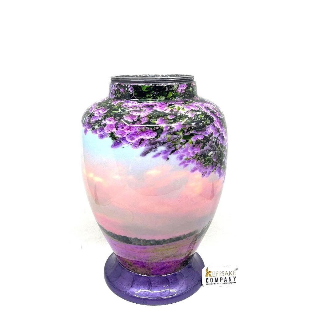 Purple Cremation Urns for Adult Ashes - Urns for Human Ashes - Urns for Ashes Adult Male - Urn - Decorative Urns - Burial Urn - Funeral Urn