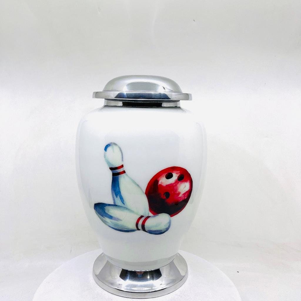 Bowling Cremation Urns for Adult Ashes - Urns for Human Ashes - Urns for Ashes Adult Male - Urn - Decorative Urns - Burial Urn - Funeral Urn