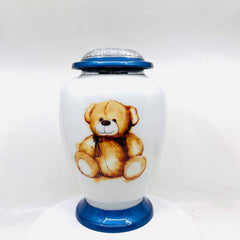 Blue Cremation Urns for Adult Ashes - Urns for Human Ashes - Urns for Ashes Adult Male - Urn - Decorative Urns - Burial Urn - Funeral Urn