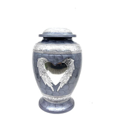 Grey Cremation Urns for Adult Ashes - Urns for Human Ashes - Urns for Ashes Adult Male - Urn - Decorative Urns - Burial Urn - Funeral Urn