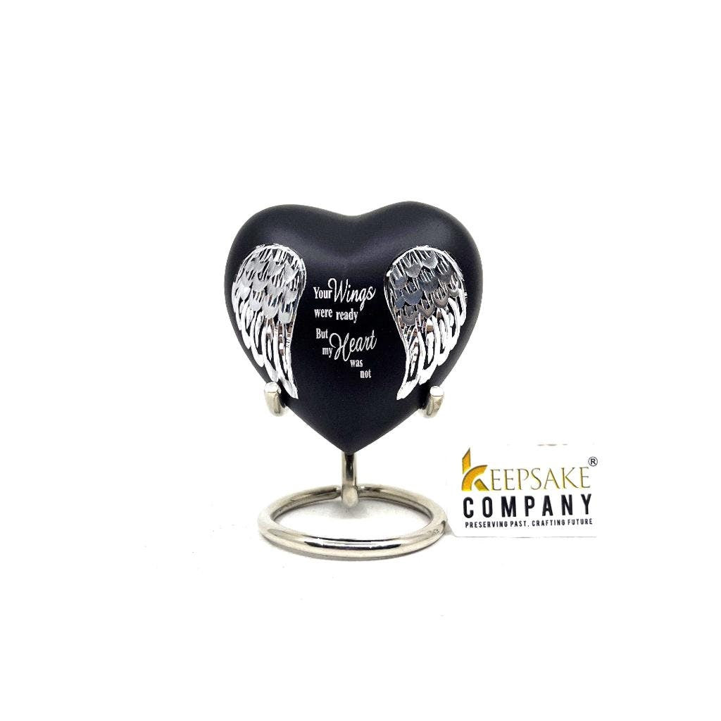 Black Small Urns for Human Ashes - Mini Urns for Human Ashes - Urns - Urn - Ashes Urn - Keepsake Urns for Human Ashes - Urn for Human Ashes