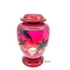 Red Adult cremation Urn for Ashes - Urns for Human Ashes - Urn - Funeral Urn - Cremation Urns  Adult Ashes, Ashes Keepsake, Decorative Urns