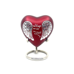 Red Small Urns for Human Ashes - Mini Urns for Human Ashes - Urns - Urn - Ashes Urn - Keepsake Urns for Human Ashes - Urn for Human Ashes