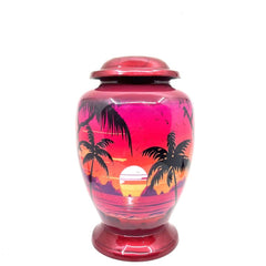 Red Adult cremation Urn for Ashes - Urns for Human Ashes - Urn - Funeral Urn - Cremation Urns  Adult Ashes, Ashes Keepsake, Decorative Urns