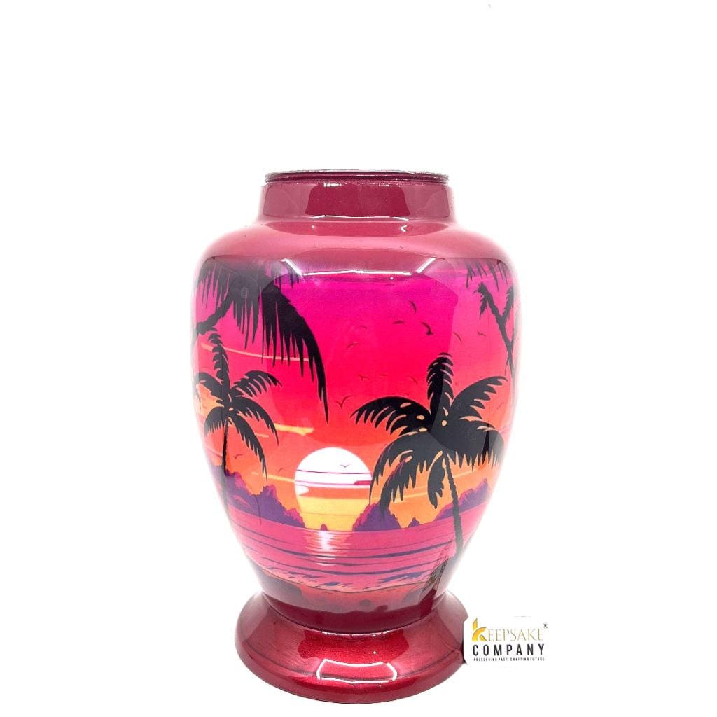 Red Adult cremation Urn for Ashes - Urns for Human Ashes - Urn - Funeral Urn - Cremation Urns  Adult Ashes, Ashes Keepsake, Decorative Urns