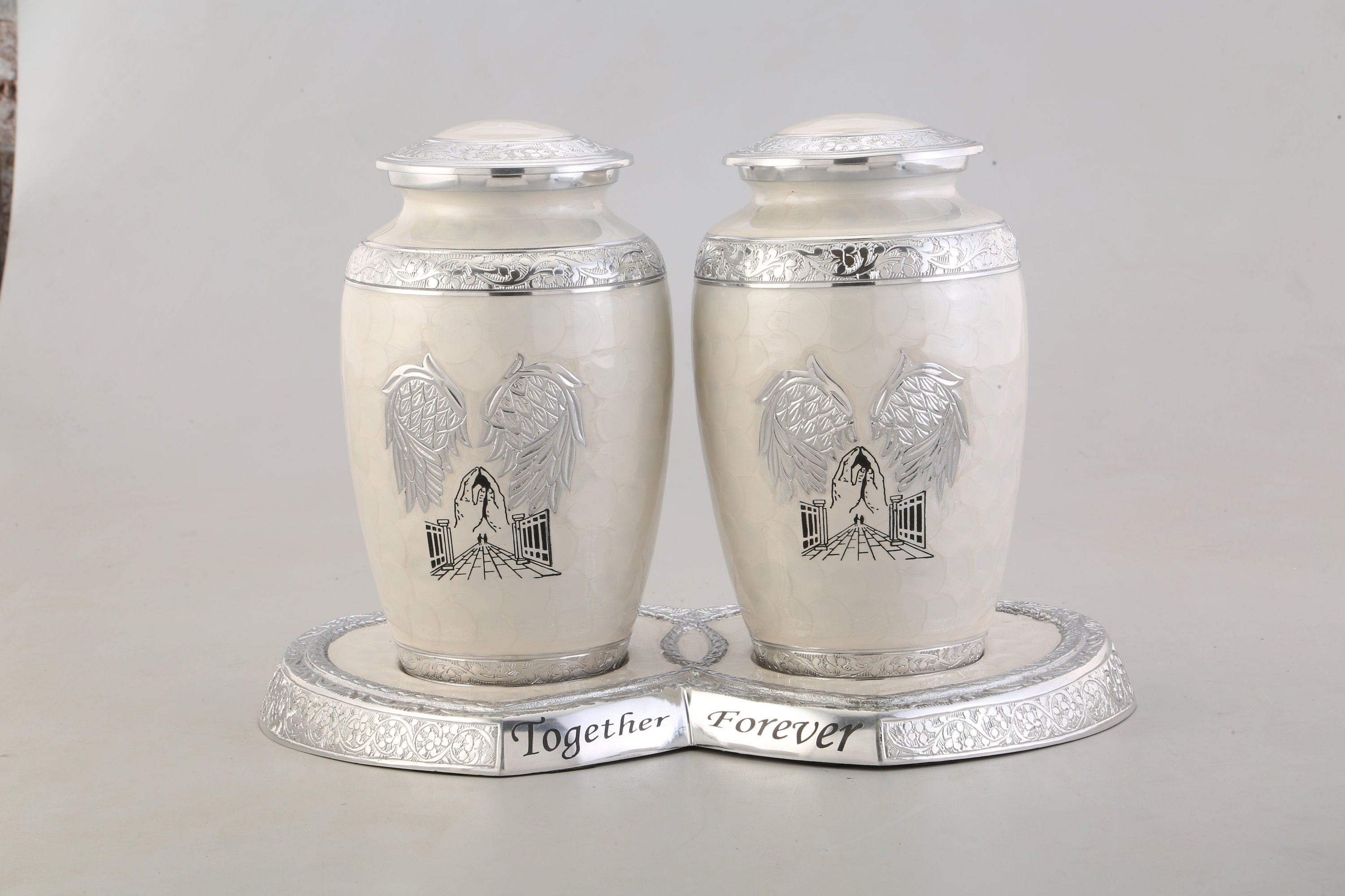 Companion Urns for Ashes - Urns for Human Ashes - Urn - Funeral Urn - Cremation Urns - Ashes Keepsake - Decorative Urns -Keepsake  Urn