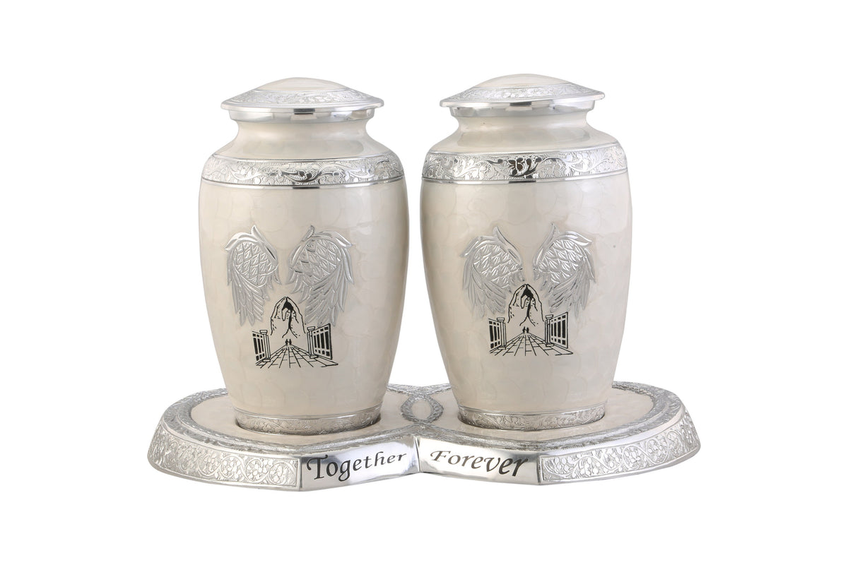 Companion Urns for Ashes - Urns for Human Ashes - Urn - Funeral Urn - Cremation Urns - Ashes Keepsake - Decorative Urns -Keepsake  Urn