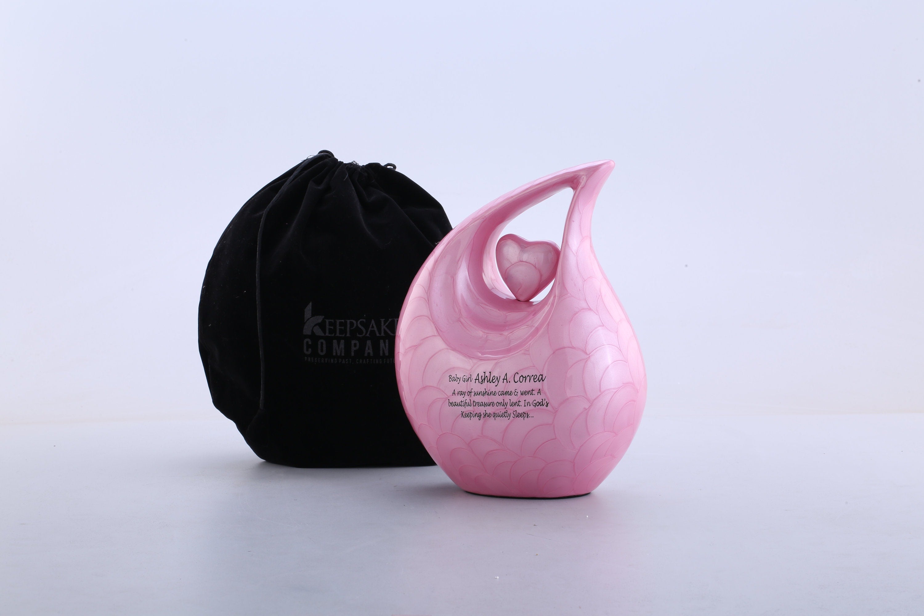 Pink Teardrop Cremation Urns for Adult Ashes - Urn - Urns for Ashes Adult Male - Urns for Human Ashes - Cremation Urn - Funeral Urns -Burial