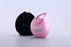 Pink Teardrop Cremation Urns for Adult Ashes - Urn - Urns for Ashes Adult Male - Urns for Human Ashes - Cremation Urn - Funeral Urns -Burial