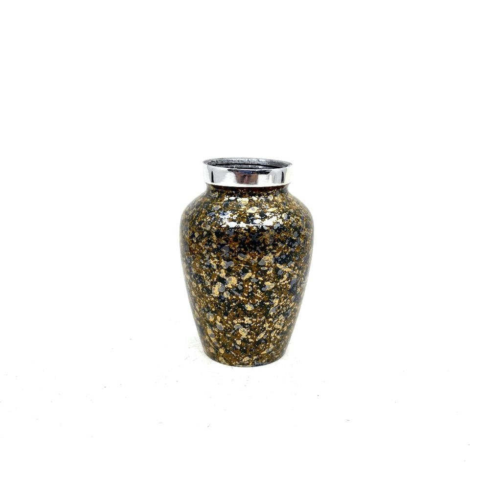 Golden Black Small Urns for Human Ashes - Mini Urns for Human Ashes - Keepsake Urns for Human Ashes - Small Urn - Small Urns for Ashes -