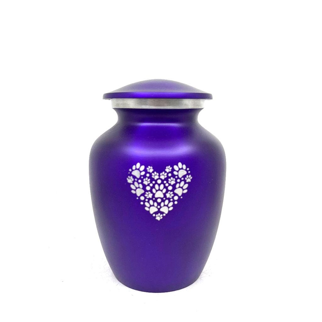 Purple Pet Urn - Pet Urns - Pet Urns for Dogs Ashes - Dog Urn - Dog Urns for Ashes  - Urns for Dogs - Urn for Dog Ashes - Cat Urn for Ashes