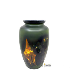 Green Golden Fish Adult Urn - Cremation Urns for Adult Ashes - Urns for Ashes Adult Male - Urn - Urns for Human Ashes - Decorative Urn