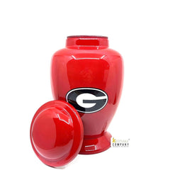 Red  Adult cremation Urn for Ashes - Urns for Human Ashes  with Angel Wings and Heart - Urn - Urn - Funeral Urn from Keepsake Company