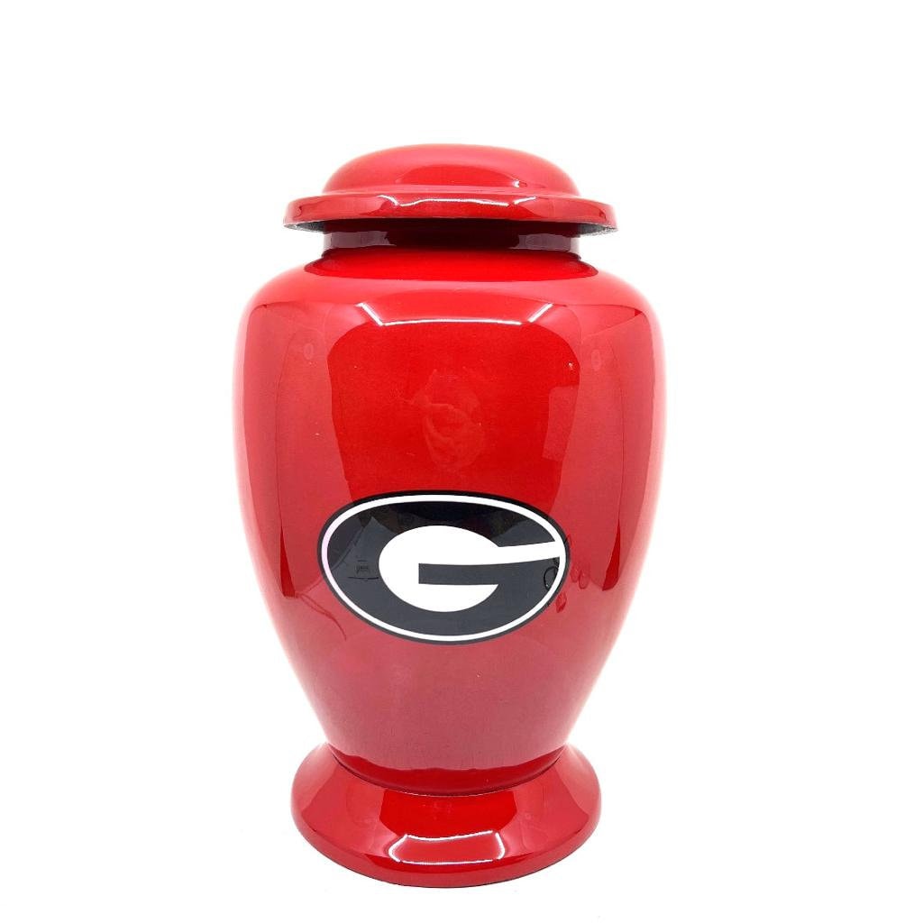 Red  Adult cremation Urn for Ashes - Urns for Human Ashes  with Angel Wings and Heart - Urn - Urn - Funeral Urn from Keepsake Company