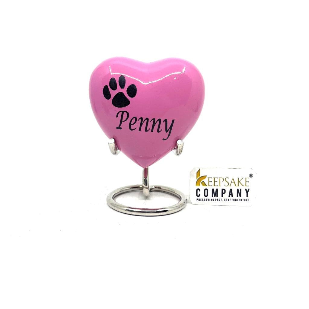 Pink Pet Urn - Pet Urns for Dogs Ashes - Dog Urn - Dog Urns for Ashes  - Urns for Dogs - Urn for Dog Ashes - Pet Memorial Urn Urn for Ashes