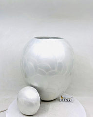White Cremation Urns for Adult Ashes - Urns for Human Ashes - Urns for Ashes Adult Male - Urn - Decorative Urns - Burial Urn - Funeral Urn
