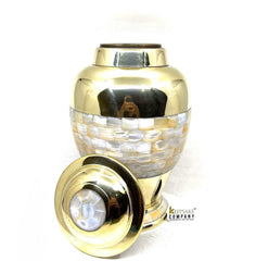 Mother of Pearl Urn for Human Ashes - Urn - Cremation Urns for Adult Ashes - Urn - Urns for Ashes Adult Male - Urns for Human Ashes