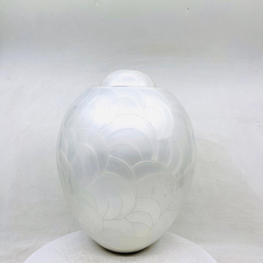 White Cremation Urns for Adult Ashes - Urns for Human Ashes - Urns for Ashes Adult Male - Urn - Decorative Urns - Burial Urn - Funeral Urn