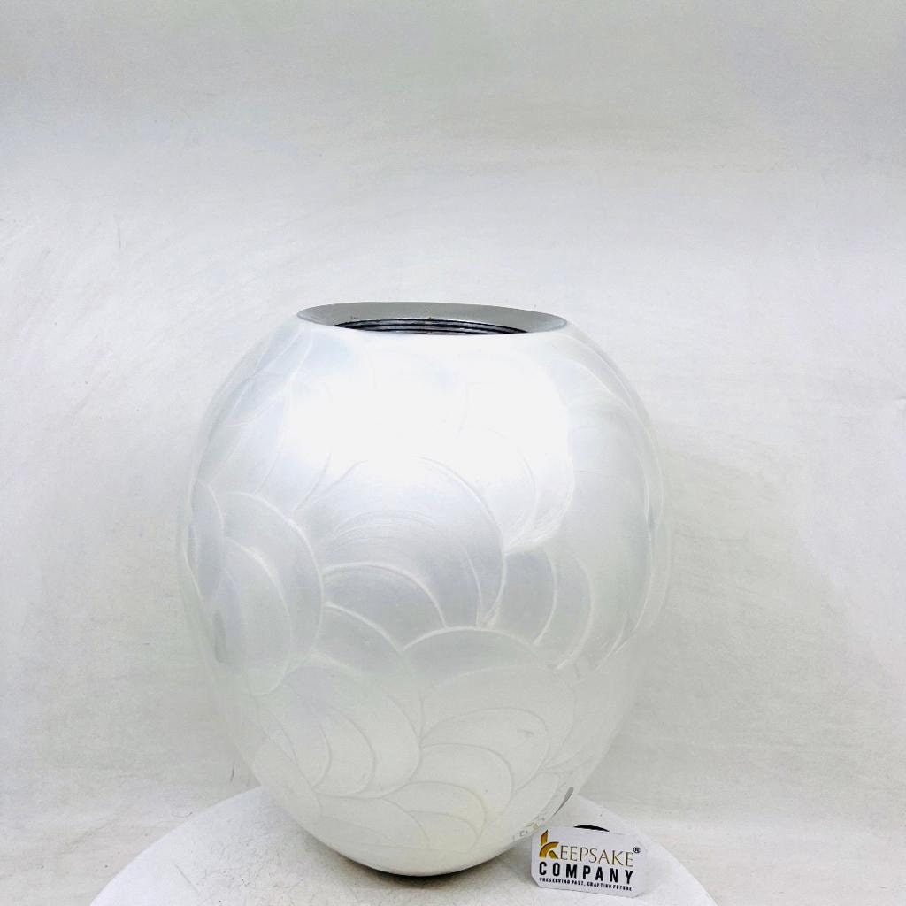White Cremation Urns for Adult Ashes - Urns for Human Ashes - Urns for Ashes Adult Male - Urn - Decorative Urns - Burial Urn - Funeral Urn