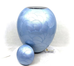 Light Blue Cremation Urns for Ashes - Urns for Human Ashes - Urns for Ashes Adult Male - Urn - Decorative Urns - Burial Urn - Funeral Urn