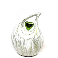 Gorgeous Green Teardrop Urn  - Urns for Ashes Adult male - urns for human ashes female - Cremation Urns for Adult Ashes  - Urns - Urn