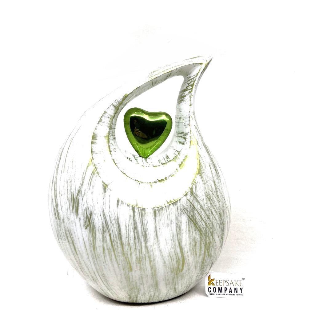 Gorgeous Green Teardrop Urn  - Urns for Ashes Adult male - urns for human ashes female - Cremation Urns for Adult Ashes  - Urns - Urn