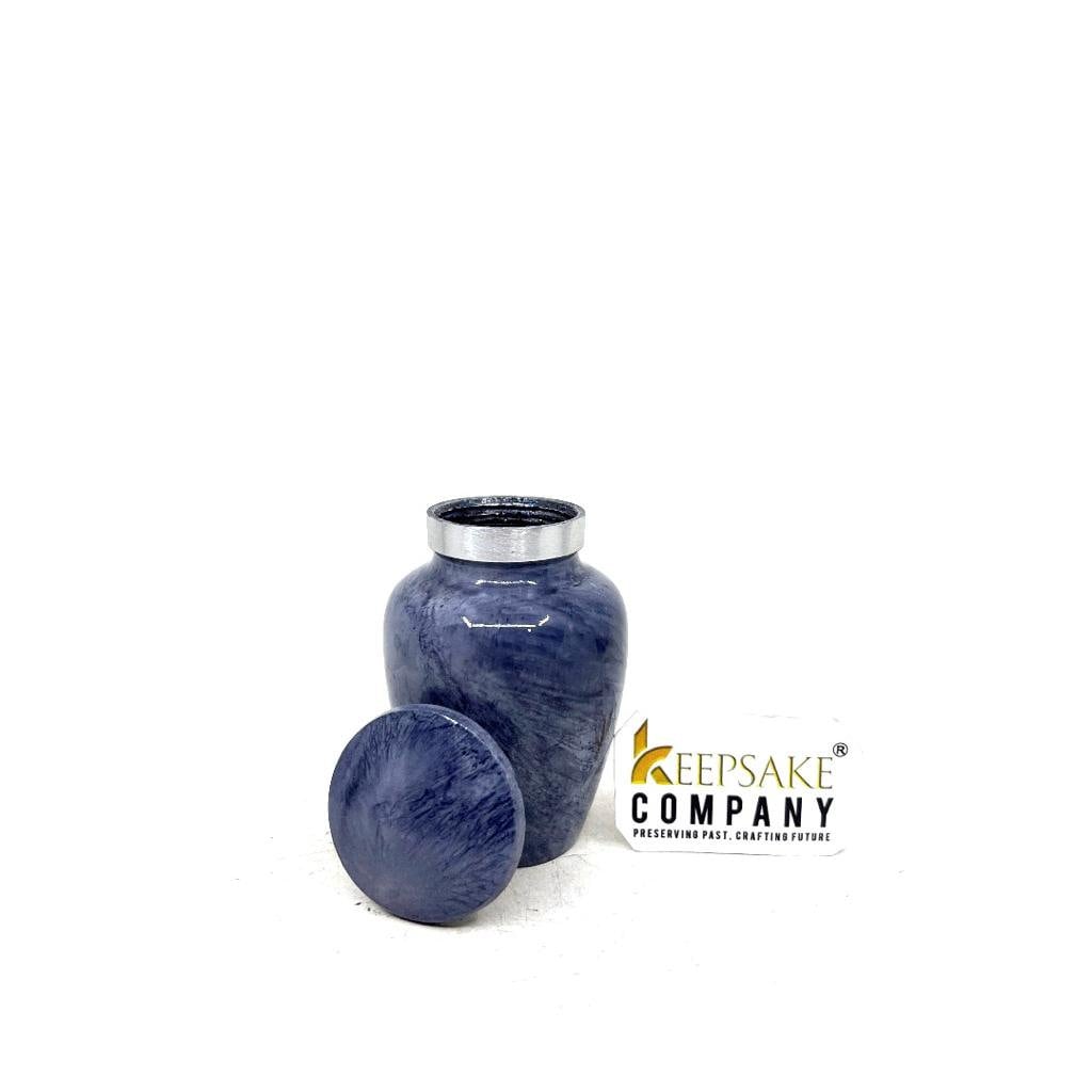 Blue Marble Small Urns for Human Ashes - Mini Urns for Human Ashes - Keepsake Urns for Human Ashes - Small Urn - Small Urns for Ash - Urn