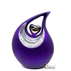 Super Premium Purple Teardrop Urns for Ashes Adult male - Urn - urns for human ashes adult female - Urns - Cremation Urns for Adult Ashes