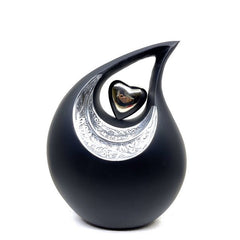 Super Premium Black Teardrop Urns for Ashes - Urn - urns for human ashes adult female - Urns - Cremation Urns for Adult Ashes - Memorial Urn