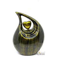 Gorgeous Black Teardrop Urn - Urns for Ashes Adult male - urns for human ashes female - Cremation Urns for Adult Ashes  - Urns - Urn