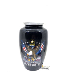 Patriotic Adult Cremation Urn for Human Ashes - Cremation Urn - Can be Personalized - Memorial Urn - Urn for Ash - Keepsake Urn