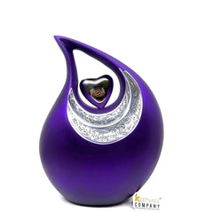 Super Premium Purple Teardrop Urns for Ashes Adult male - Urn - urns for human ashes adult female - Urns - Cremation Urns for Adult Ashes