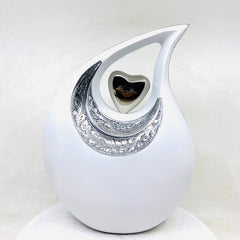 Super Premium White Teardrop Urns for Ashes - Urn - urns for human ashes - Cremation Urns - Memorial Urns - Personalized Urns - Urn for Ash