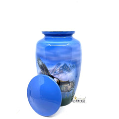 Eagle in flight Adult Cremation Urn for Human Ashes - Cremation Urn - Can be Personalized - Memorial Urn - Urn for Ash - Keepsake Urn