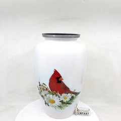 Red Cardinal Adult Cremation Urn for Human Ashes - Cremation Urn - Can be Personalized - Memorial Urn - Urn for Ash - Keepsake Urn